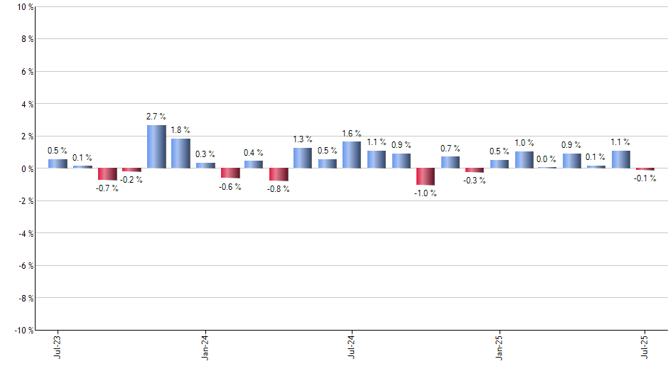 SILJ monthly returns chart